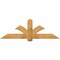 Ekena Millwork Redmond Rough Sawn Timber Gable Bracket, Western Red Cedar, 72"W x 24"H x 4"D x 6"F, 8/12 Pitch GBW072X24X0406RED00RWR - alternate 1